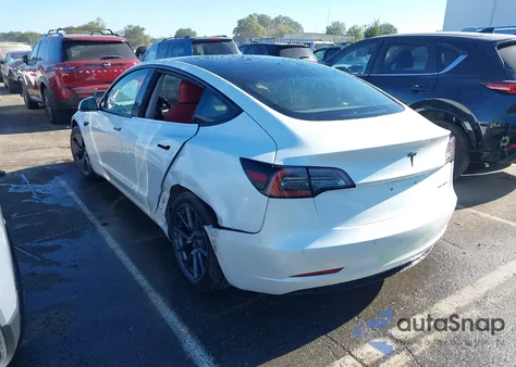 2021 Tesla Model 3 Long Range Dual Motor All-Wheel Drive from USA, damaged, VIN 5YJ3E1EB7MF974757